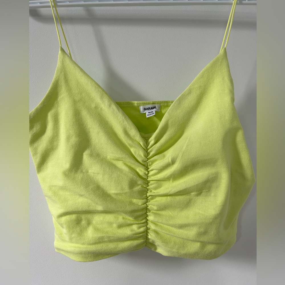 Garage Neon Rutched Top